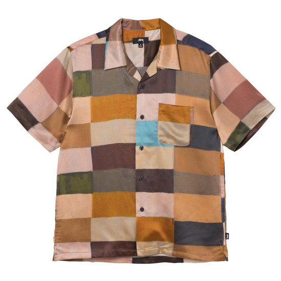 Stussy Ανδρικό πουκάμισο Painted Check Silk Shirt